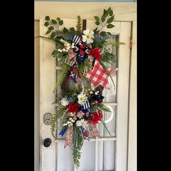 Fourth of July wreath for sale - Picture 3 of 3